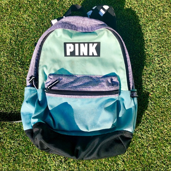 teal pink backpack